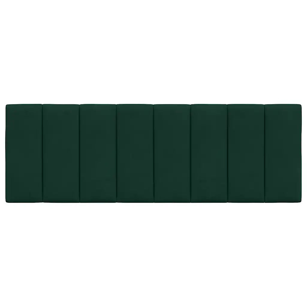 Cuscino Testiera Hanko Verde Scuro 140 cm in Velluto 374672