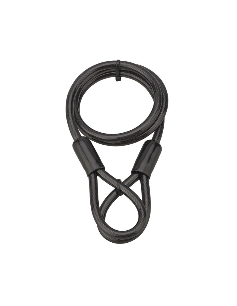Cavo antifurto acciaio Twisty, bicicletta, casette da giardino, Ø 10, 1,20m, guaina in PVC - THIRARD