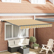 Tenda Retrattile Multicolore 300 x 250 cm Poliestere e Acciaio 3330019