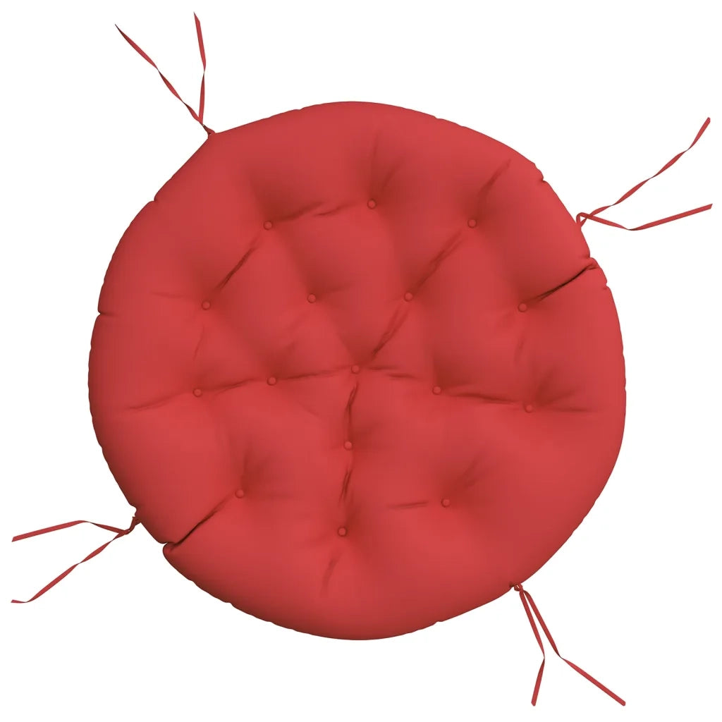 Cuscino Rotondo Rosso Ø 100x11 cm in Tessuto Oxford 361968