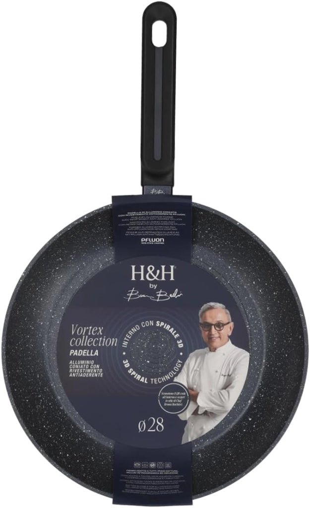 Padella H&H ATD Vortex Barbieri 28 cm per Induzione