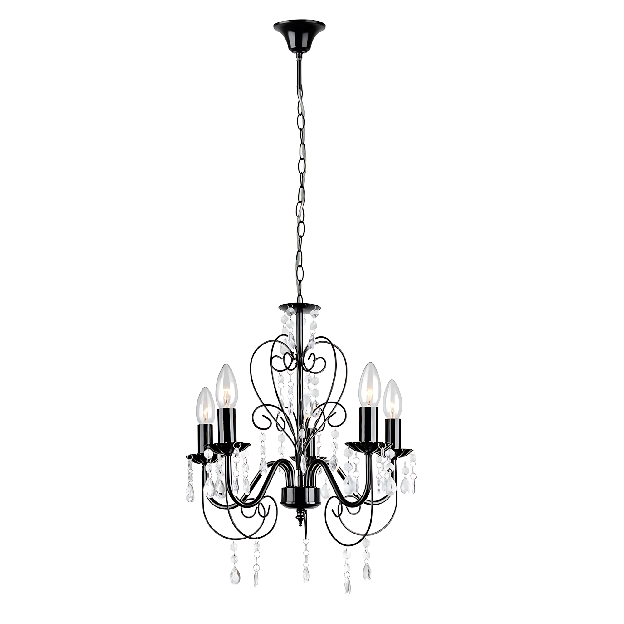 Lampada Da Soffitto Ebt010-5cp Black