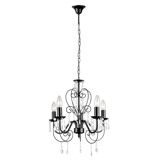 Lampada Da Soffitto Ebt010-5cp Black