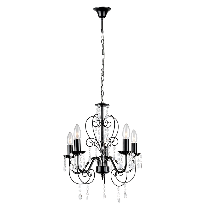 Lampada Da Soffitto Ebt010-5cp Black