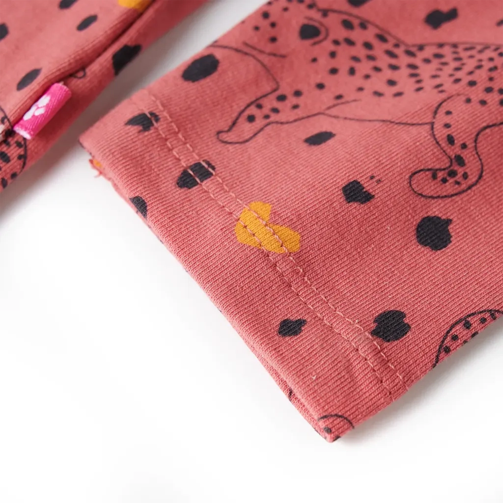 Pigiama da Bambina a Maniche Lunghe Rosa Antico 104 CFW8616599