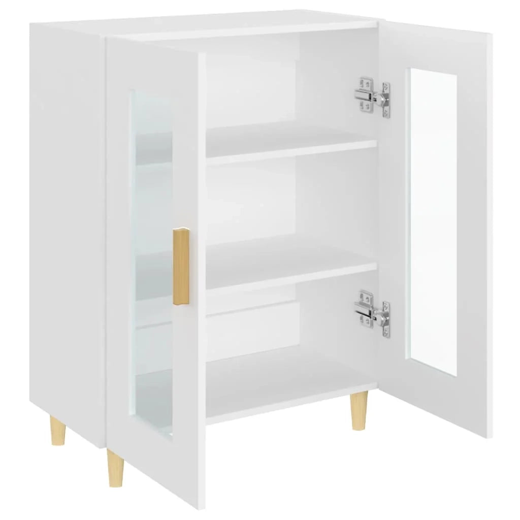 Buffet credenza cassettiera armadio mobile contenitore organizer per cucina soggiorno salotto 69,5 x 34 x 90 cm legno ingegnerizzato bianco 02_0030426