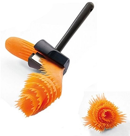 Frees per Cucina Creativa - Snipper per Verdure - Tritacarote - Facile da Usare - Materiale Plastico - Lunghezza Totale 15 cm