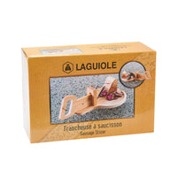 Affettatrice Manuale 30,2x19,1x12,0 cm per Salumi in Legno Naturale