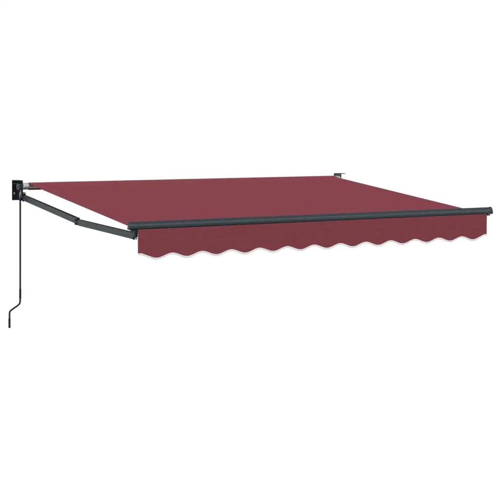 Tenda retrattile Borgogna 3,5 x 2 m 100% Poliestere e Alluminio