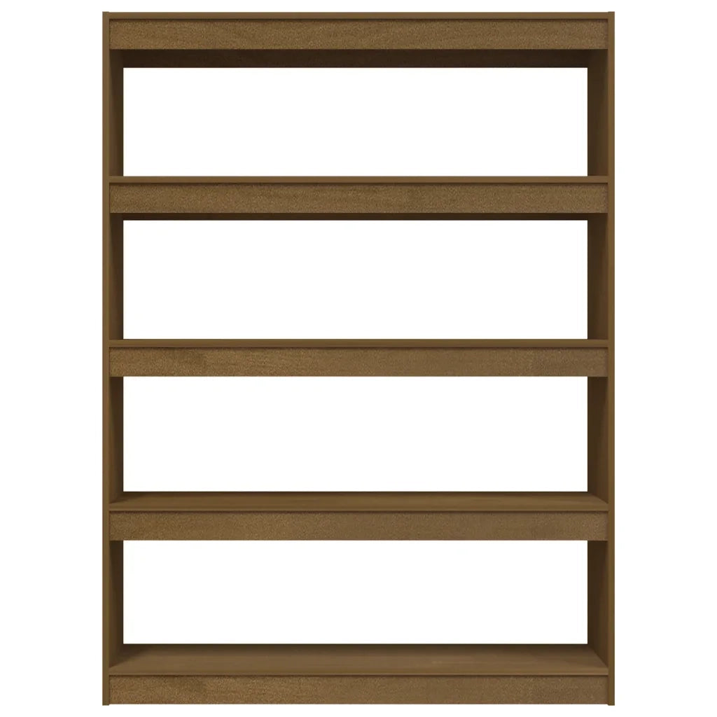 Libreria/Divisorio Marrone Miele 100x30x135,5 cm Legno di Pino