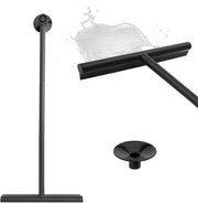 Douchewisser con manubrio regolabile, vetrospazzolatore, vetrospazzolatore per finestre, spazzolatore per bagno, spazzolatore per pavimento con acqua, capelli, vetro