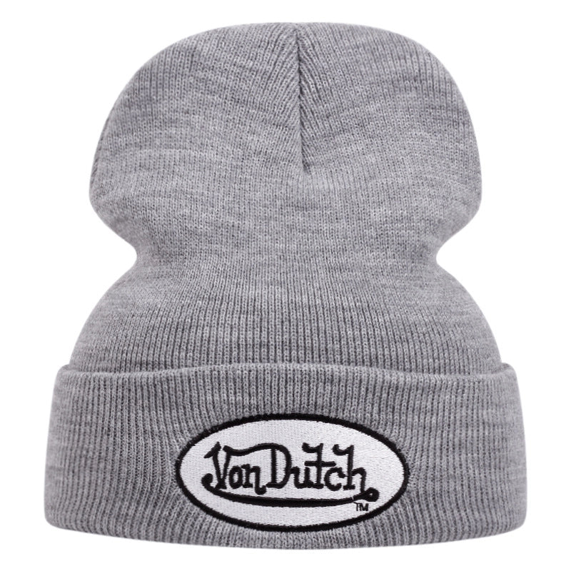 VON DUTCH Cappelli invernali caldi a cuffia Grigi