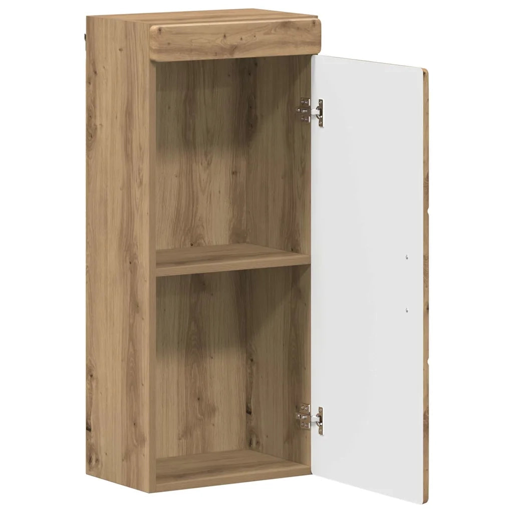 Armadio da Bagno | Mobile da Bagno a muro con porta TULUM Rovere artigianale