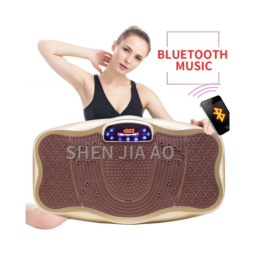 Trade Shop - Pedana Vibrante Con Bluetooth Massaggiante Fitness Display Sussultoria Perdipeso -