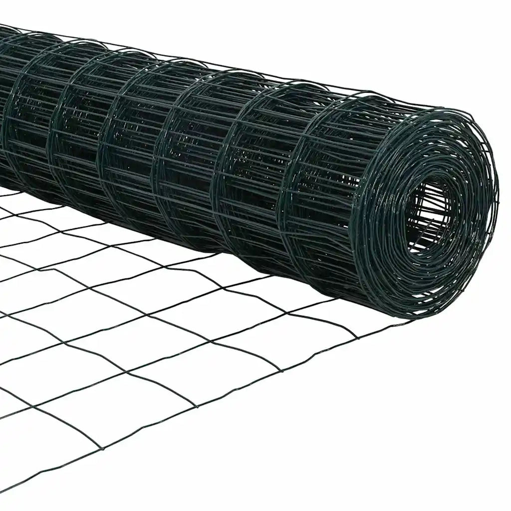 Recinzione da Giardino | Recinzione con Posto Verde 1 x 25 m Acciaio