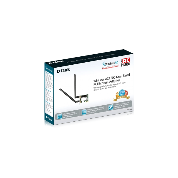 D-LINK DWA-582 - SCHEDA DI RETE SCHEDA DI RETE PCIE WIRELESS AC1200 DUALBAND
