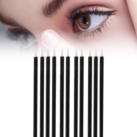 Set di pennelli per trucco - 150 pezzi - Applicatori da getto - Punta a pennello fine - Ideali per occhi/labbra - Applicazione comoda - Applicatore