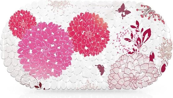 Matte Antiscivolo per Bagno con Fessure di Scarico, Mattoncino Antiscivolo per Doccia Interna con Morsetto, Piastra Antiscivolo per Bagno Macchina Lavabile (Colore -2)