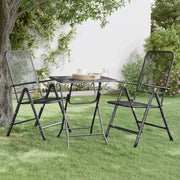 Tavolo da Giardino 60x60x72 cm Rete Metallica Espansa Antracite cod mxl 34324