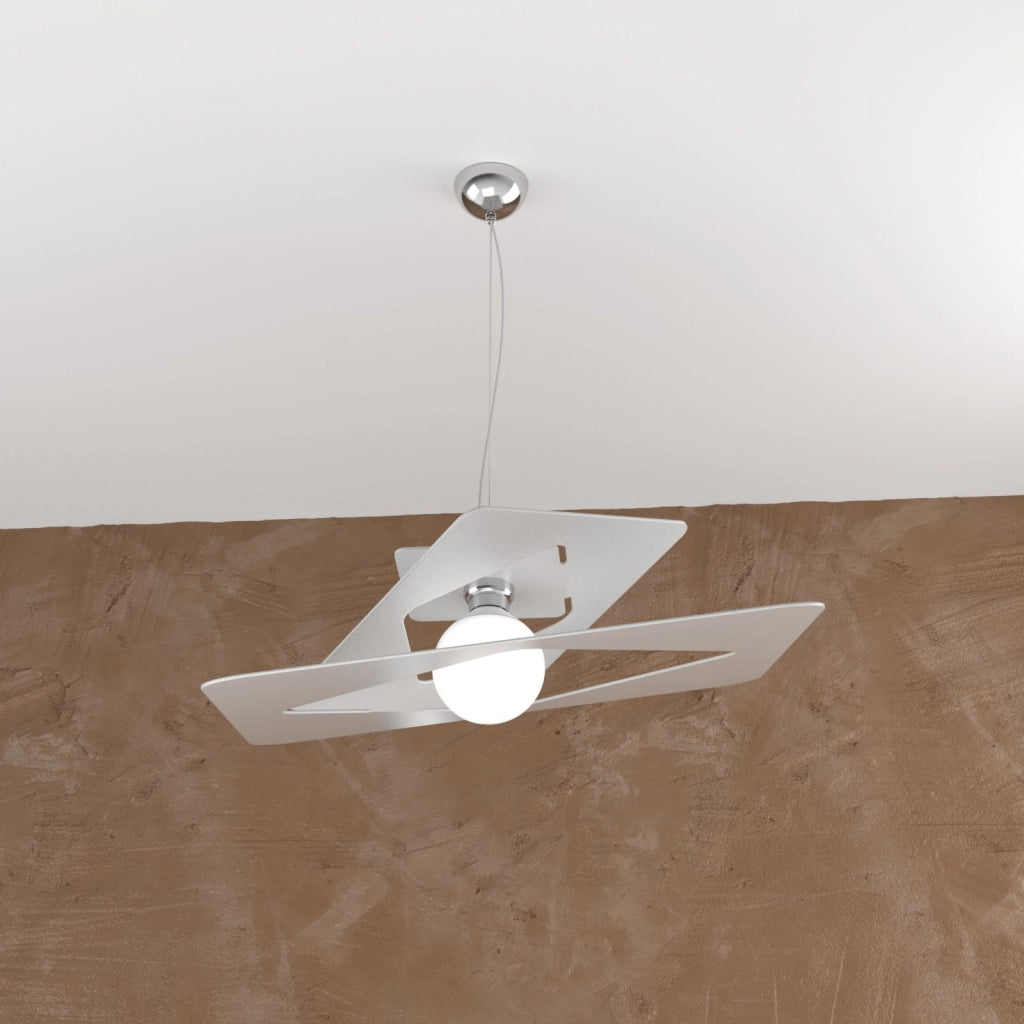 WACKY SOSPENSIONE 60 CM. 1 LUCE GRIGIO 1159-S60-GR