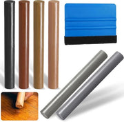 Set di riparazione laminaio per pavimenti in legno grigio - 6 pezzi - inclusa punta per riparazione di legno e raschiatore - ideale per pavimenti in parquet - ripara danni e graffi con punta riscaldabile