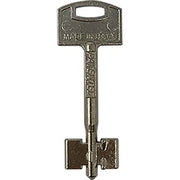 CHIAVE DOPPIA MAPPA SECUREMME SECURMAP 11 ORIGINAL - OTTONE NICHELATO- 5 pezzi