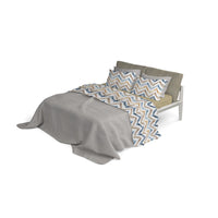 Set Lenzuola Singolo con Stampa Sopra Sotto e Federe Hippy