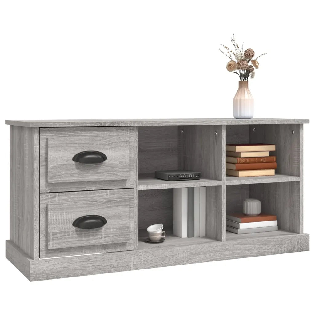 Mobile Porta TV Grigio Sonoma 102x35,5x47,5cm Legno Multistrato 816182