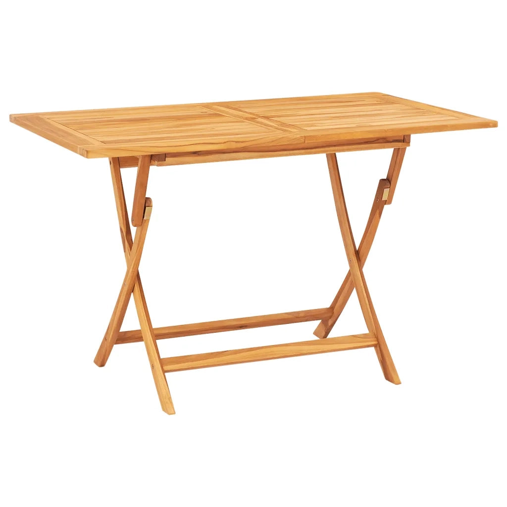 Set da Pranzo per Giardino 5 pz in Legno Massello di Teak 3155013