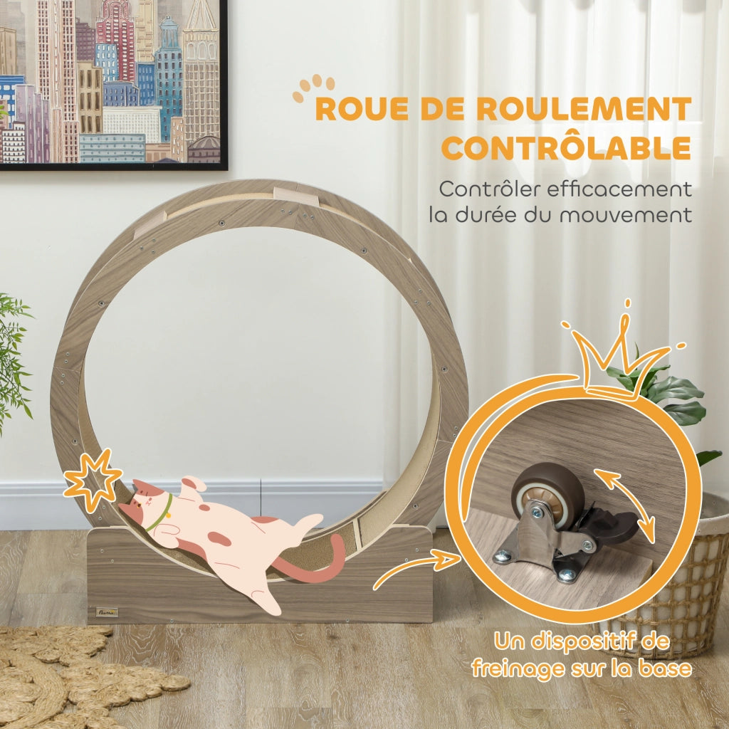 Ruota per Gatti ¨C Zephmum ¨C 91 cm Marrone