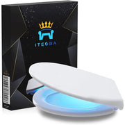 Iteoba  sedile wc con freno di caduta premium | sedile wc clipsa