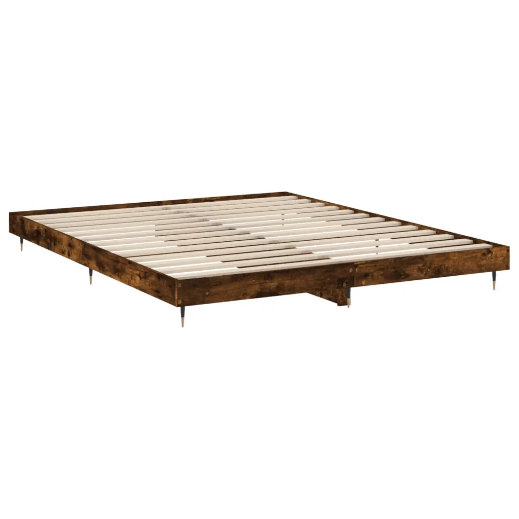Giroletto senza Materasso Rovere Fumo 120x200 cm in Truciolato