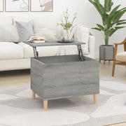 Tavolino Salotto-Tavolino da soggiorno-Tavolo Grigio Sonoma 60x44,5x45 cm Legno Multistrato 805453