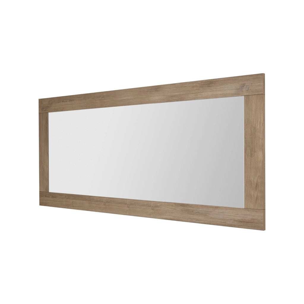 Levanto, Specchio Forma Rettangolare, 170x75h cm Marrone Rovere