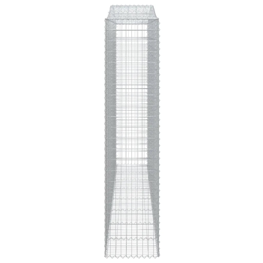Cesto Gabbione ad Arco 400x50x220/240 cm Ferro Zincato 153421