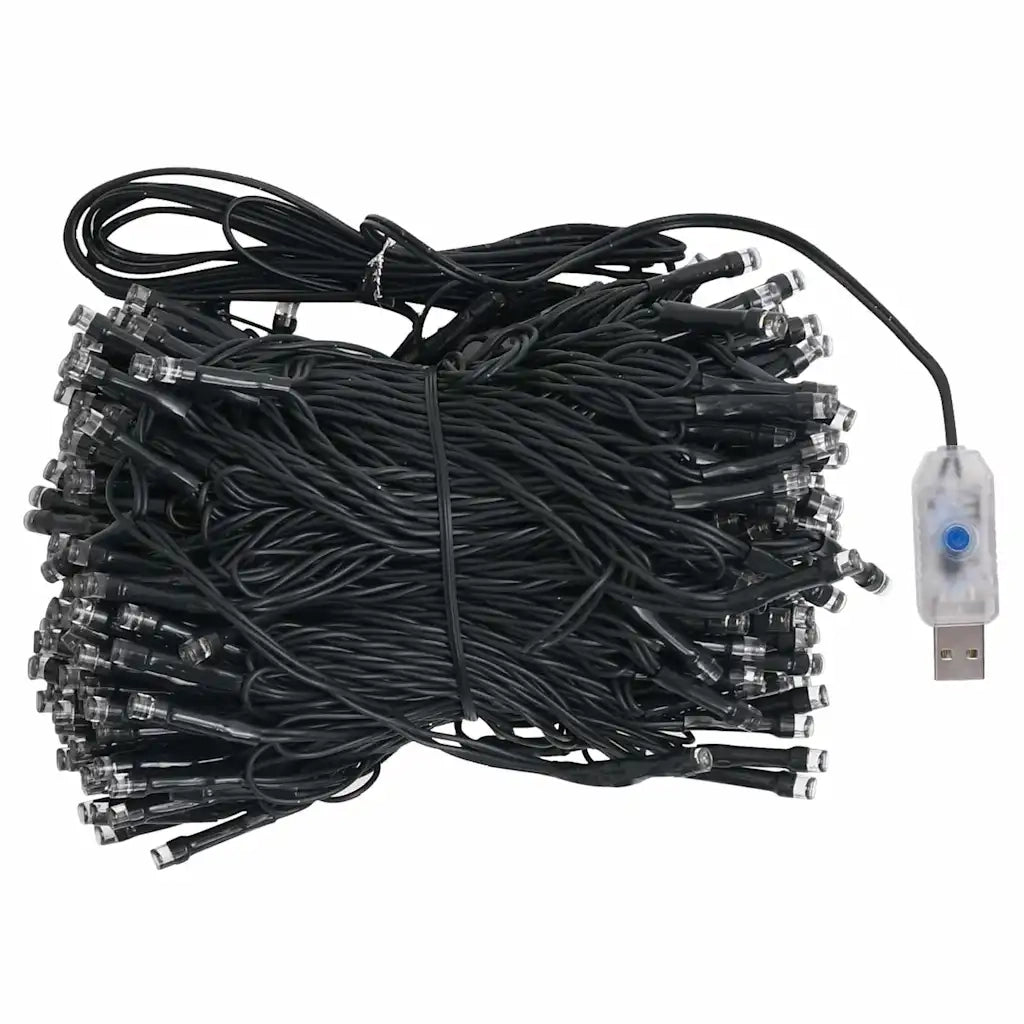Albero di Natale Preilluminato con Palline Bianco 240 cm PVC 3077550