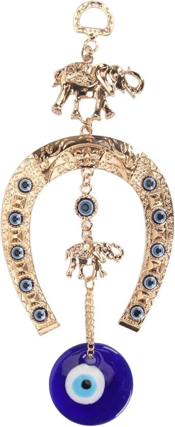 Decorazione per Parete con Orecchio di Elefante in Oro per Porta con Funzione di Protezione degli Occhi e Attributo di Buona Fortuna per la Casa o Ufficio