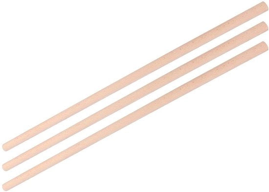 Yoga Stick Houten - Assistente per Yoga - Migliora la tua postura - 3 pezzi 70cm - Adatto per Yoga e Fitness - Ideale per Principianti