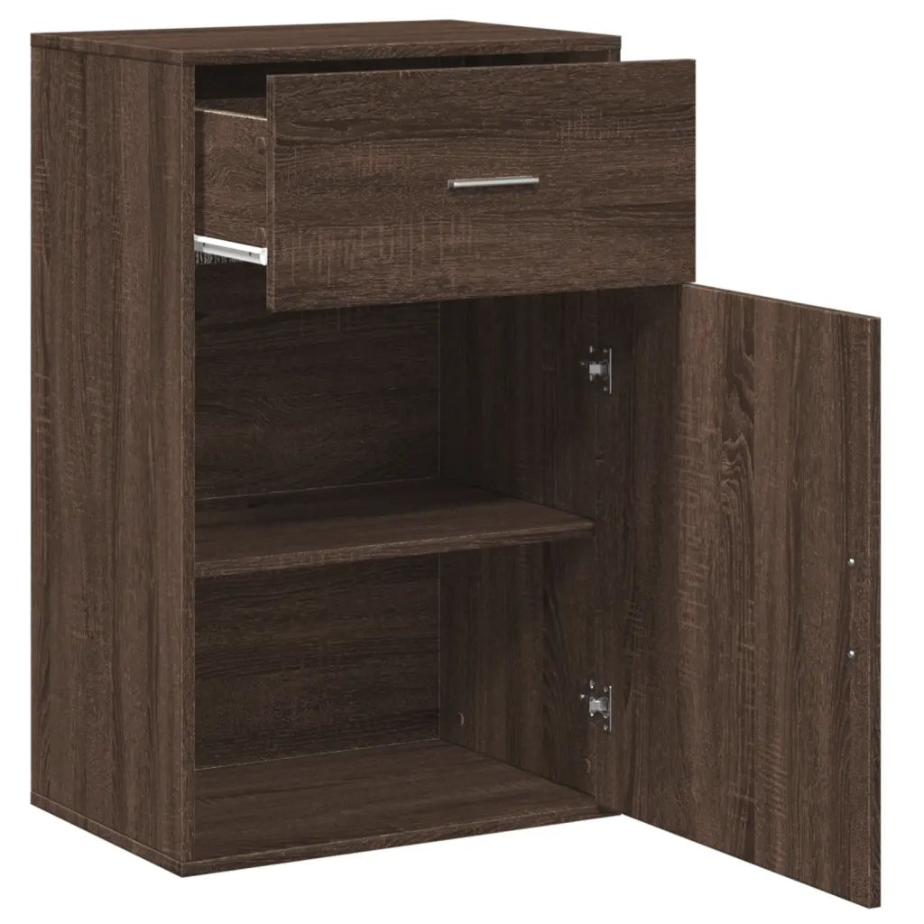 Armadietto Rovere Marrone 56,5x39x90 cm in Legno Multistrato 840715