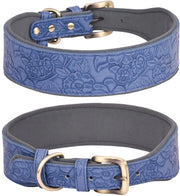 Cinturino per cani in PU con rigidezza regolabile - Adatto per cani di grandi/midi/piccole taglie - Dimensioni M/L/XL - Larghezza 3,3/4,0/5,0 cm