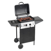 1pz barbecue a gas 'double cooking system' a roccia la art. 4939 cod:ferx.8038153nlm