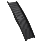 Rampa per Cani Pieghevole Nera 153x40x12,5 cm in Plastica CFW7116135