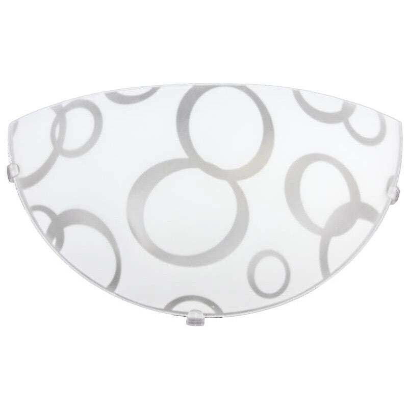 BETTA LAMPADA APPLIQUE 1 LAMPADINA E27 30 CM CERCHI