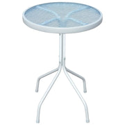 Set da Bistrot 3 pz | Set Salotto da Giardino in Acciaio Nero