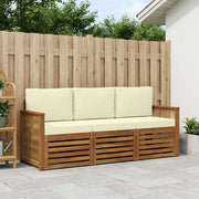 Set divani 3 pz Legno di Acacia Massello 3383966