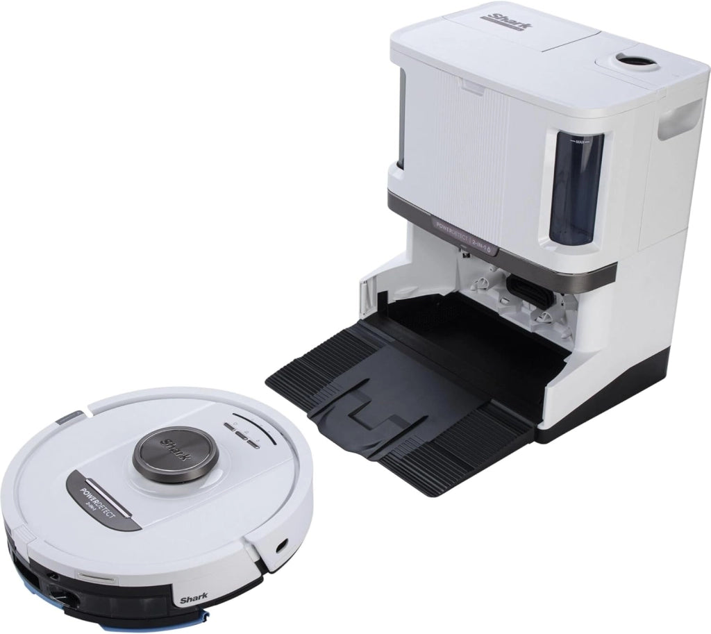 PowerDetect Robot Aspirapolvere Lavapavimenti 2 in 1, NeverTouch Pro Autosvuotante, Autoriempimento, Autopulizia, Navigazione 3D LiDAR, Bypass Ostacoli NeverStuck, WiFi/App, bianco RV2800ZEEUWH