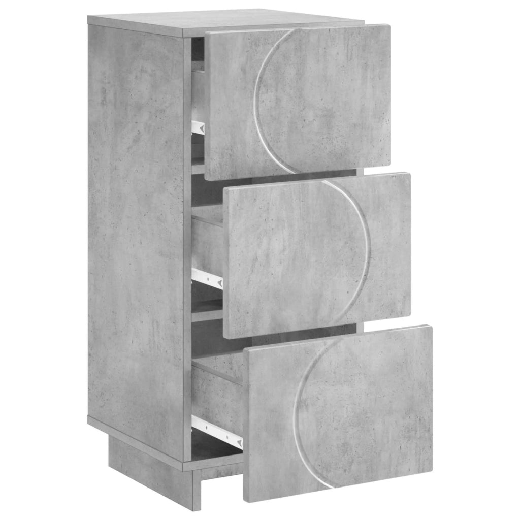 Credenza Grigio Cemento 33,5 x 34,5 x 75 cm 8011516