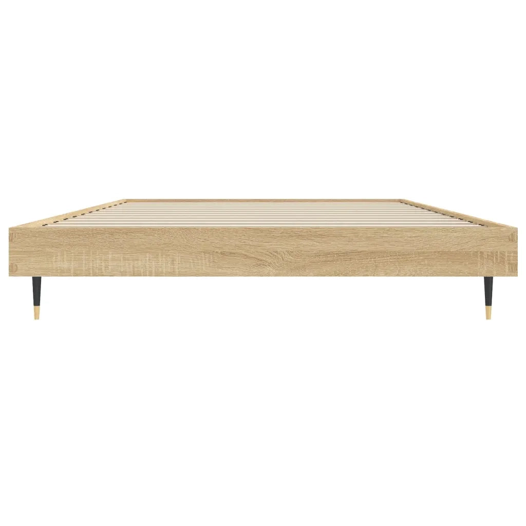 Giroletto senza Materasso Rovere Sonoma 90x200 cm in Truciolato