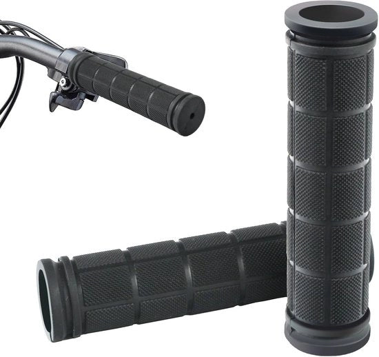 Manubri in gomma per bicicletta, 117mm, resistente all'acqua, manubri in gomma per mountain bike, 22mm, comfortevoli, antiscivolo, manubri ergonomici per bambini, MTB, stazione di città