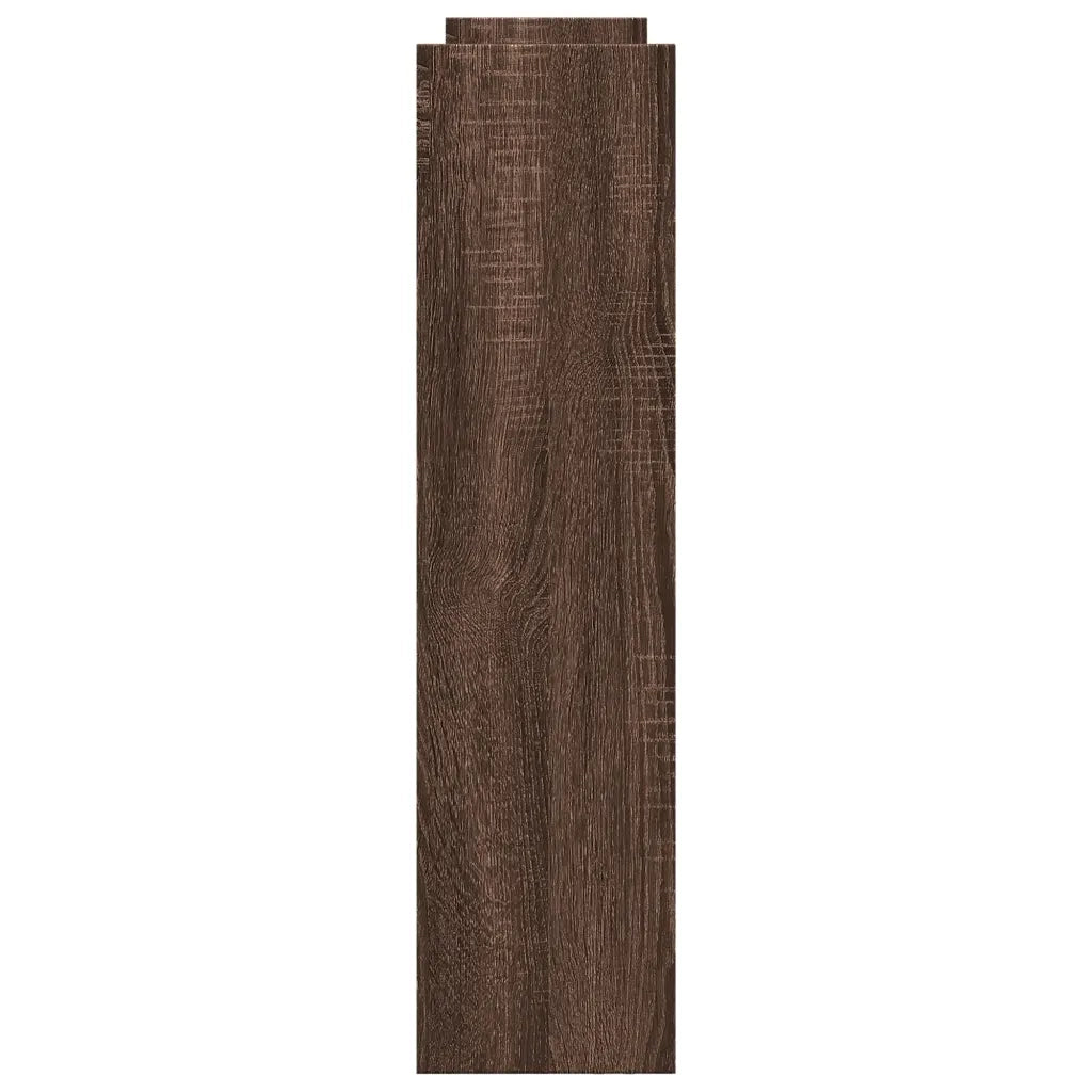 Carrello Stretto a 4 Livelli Rovere Marrone in Truciolato 855265